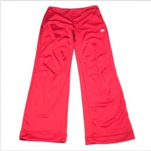 Adidas Clima365 Red Athletic Active Sweatpants